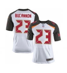 Men's Tampa Bay Buccaneers #23 Deone Bucannon Elite White Football Jersey