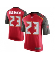 Men's Tampa Bay Buccaneers #23 Deone Bucannon Game Red Team Color Football Jersey