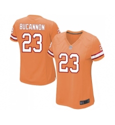 Women's Tampa Bay Buccaneers #23 Deone Bucannon Game Orange Glaze Alternate Football Jersey