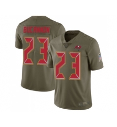 Youth Tampa Bay Buccaneers #23 Deone Bucannon Limited Olive 2017 Salute to Service Football Jersey