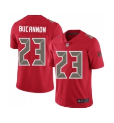 Youth Tampa Bay Buccaneers #23 Deone Bucannon Limited Red Rush Vapor Untouchable Football Jersey