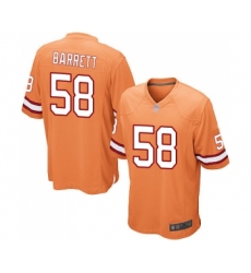 Men's Tampa Bay Buccaneers #58 Shaquil Barrett Game Orange Glaze Alternate Football Jersey