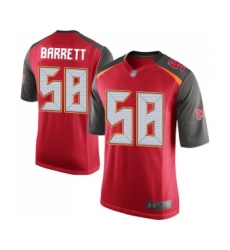 Men's Tampa Bay Buccaneers #58 Shaquil Barrett Game Red Team Color Football Jersey