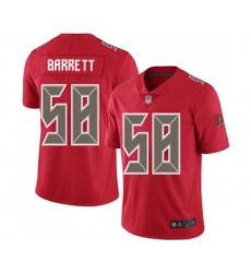 Youth Tampa Bay Buccaneers #58 Shaquil Barrett Limited Red Rush Vapor Untouchable Football Jersey