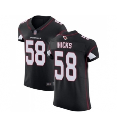 Men's Arizona Cardinals #58 Jordan Hicks Black Alternate Vapor Untouchable Elite Player Football Jersey