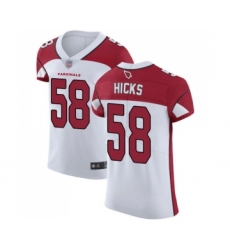 Men's Arizona Cardinals #58 Jordan Hicks White Vapor Untouchable Elite Player Football Jersey