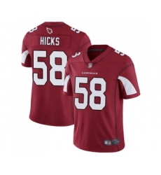 Youth Arizona Cardinals #58 Jordan Hicks Red Team Color Vapor Untouchable Limited Player Football Jersey