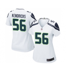 Women's Seattle Seahawks #56 Mychal Kendricks Game White Football Jersey