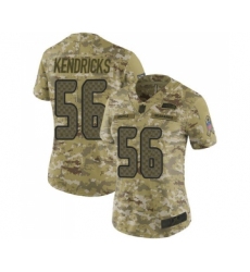Women's Seattle Seahawks #56 Mychal Kendricks Limited Camo 2018 Salute to Service Football Jersey