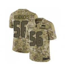 Youth Seattle Seahawks #56 Mychal Kendricks Limited Camo 2018 Salute to Service Football Jersey