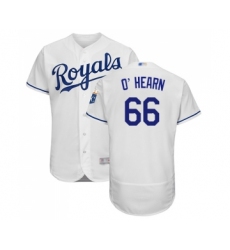 Men's Kansas City Royals #66 Ryan O Hearn White Flexbase Authentic Collection Baseball Jersey
