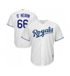 Youth Kansas City Royals #66 Ryan O Hearn Replica White Home Cool Base Baseball Jersey