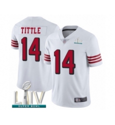 Men's San Francisco 49ers #26 Tevin Coleman Limited White Rush Vapor Untouchable Super Bowl LIV Bound Football Jersey