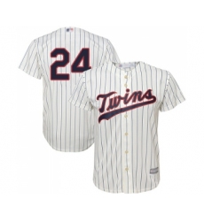 Youth Minnesota Twins #24 C. J. Cron Replica Cream Alternate Cool Base Baseball Jersey