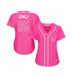 Women's New York Mets #85 Carlos Gomez Authentic Pink Fashion Cool Base Baseball Jersey