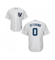 Youth New York Yankees #0 Adam Ottavino Authentic White Home Baseball Jersey