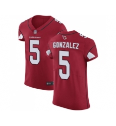 Men's Arizona Cardinals #5 Zane Gonzalez Red Team Color Vapor Untouchable Elite Player Football Jersey