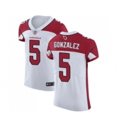 Men's Arizona Cardinals #5 Zane Gonzalez White Vapor Untouchable Elite Player Football Jersey