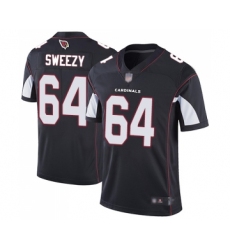 Youth Arizona Cardinals #64 J.R. Sweezy Black Alternate Vapor Untouchable Limited Player Football Jersey