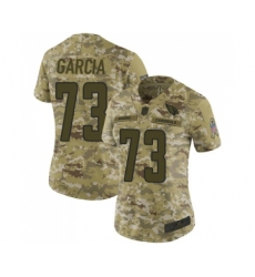 Women's Arizona Cardinals #73 Max Garcia Limited Camo 2018 Salute to Service Football Jersey
