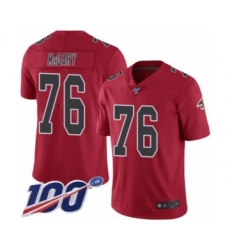 Men's Atlanta Falcons #77 James Carpenter White Vapor Untouchable Limited Player 100th Season Football Jersey