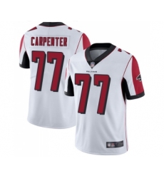 Youth Atlanta Falcons #77 James Carpenter White Vapor Untouchable Limited Player Football Jerse
