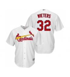 Men's St. Louis Cardinals #32 Matt Wieters Replica White Home Cool Base Baseball Jersey