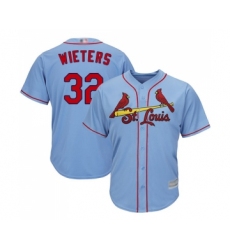 Youth St. Louis Cardinals #32 Matt Wieters Replica Light Blue Alternate Cool Base Baseball Jersey