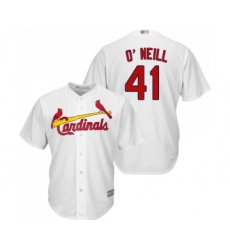 Youth St. Louis Cardinals #41 Tyler O Neill Replica White Home Cool Base Baseball Jersey