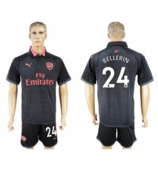 Arsenal #24 Bellerin Sec Away Soccer Club Jersey