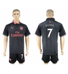 Arsenal #7 Alexis Sec Away Soccer Club Jersey