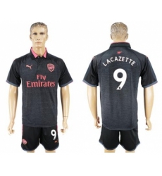Arsenal #9 Lacazette Sec Away Soccer Club Jersey