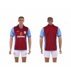 Aston Villa Blank Red Home Soccer Club Jersey