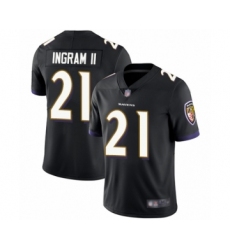 Men's Baltimore Ravens #21 Mark Ingram II Black Alternate Vapor Untouchable Limited Player Football Jersey