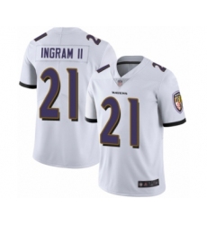 Youth Baltimore Ravens #21 Mark Ingram II White Vapor Untouchable Limited Player Football Jersey