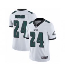 Youth Philadelphia Eagles #24 Jordan Howard White Vapor Untouchable Limited Player Football Jersey