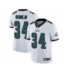Men's Philadelphia Eagles #34 Andrew Sendejo White Vapor Untouchable Limited Player Football Jersey
