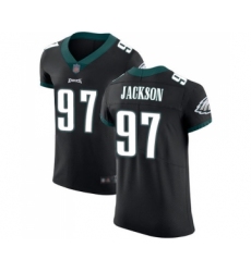Men's Philadelphia Eagles #97 Malik Jackson Black Vapor Untouchable Elite Player Football Jersey