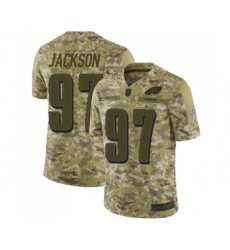 Men's Philadelphia Eagles #97 Malik Jackson Limited Camo 2018 Salute to Service Football Jersey