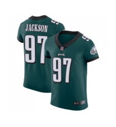Men's Philadelphia Eagles #97 Malik Jackson Midnight Green Team Color Vapor Untouchable Elite Player Football Jersey