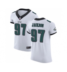 Men's Philadelphia Eagles #97 Malik Jackson White Vapor Untouchable Elite Player Football Jersey