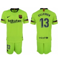 Barcelona #13 Cillessen Away Soccer Club Jersey