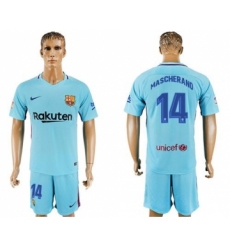 Barcelona #14 Mascherano Away Soccer Club Jersey