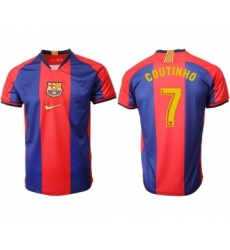Barcelona #7 Coutinho Home Soccer Club Jersey
