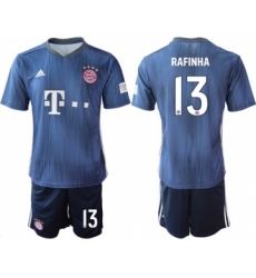 Bayern Munchen #13 Rafinha Third Soccer Club Jersey