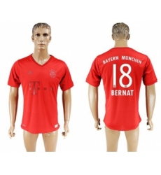 Bayern Munchen #18 Bernat Marine Environmental Protection Home Soccer Club Jersey