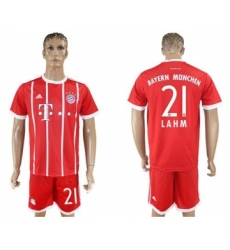 Bayern Munchen #21 Lahm Home Soccer Club Jersey