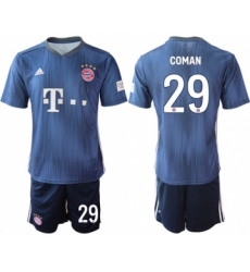 Bayern Munchen #29 Coman Third Soccer Club Jersey