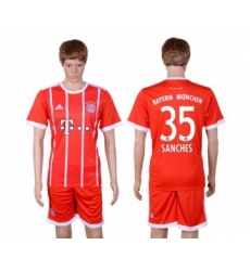 Bayern Munchen #35 Sanches Home Soccer Club Jersey