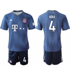 Bayern Munchen #4 Sule Third Soccer Club Jersey